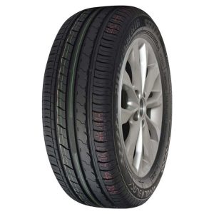 High-quality image showcasing the 235/55R19 Royal Black Performance tyre. The tyre features a robust tread design, emphasizing durability and optimal grip for SUVs and crossovers.